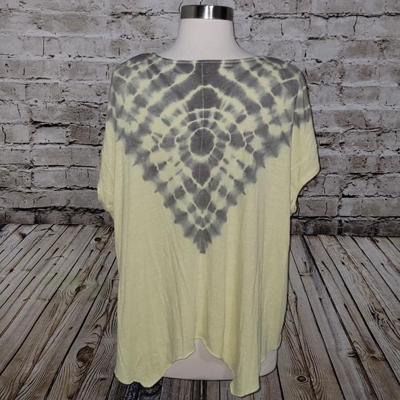 We The Free By Free People Top Size S Yellow/Charcoal - Picture 3 of 8